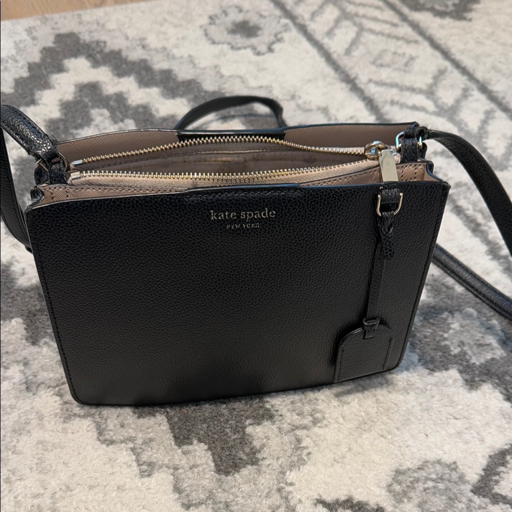 Kate Spade Black Leather Crossbody Bag